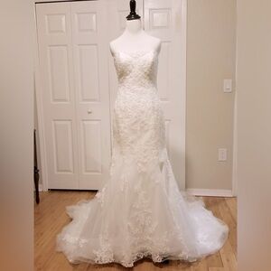 Morilee Mermaid Ivory Wedding Dress